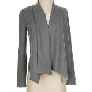 * Ann Taylor XS Blazer Sweater Cardigan Faux Suede Like